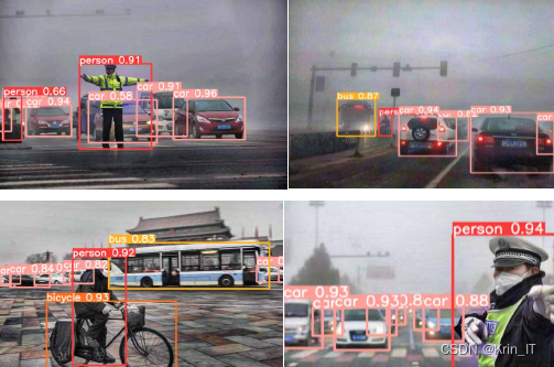 毕业设计-基于深度学习的雾天环境下目标检测系统 YOLO python 卷积神经网络 人工智能