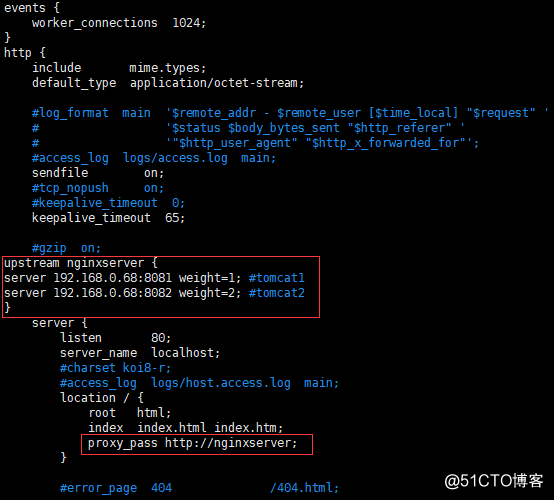 centos7下nginx做多tomcat负载，以及nginx启动报错处理