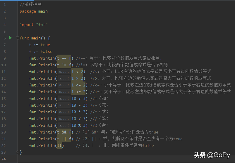 Go语言编程从入门到精通，流程控制，if语句