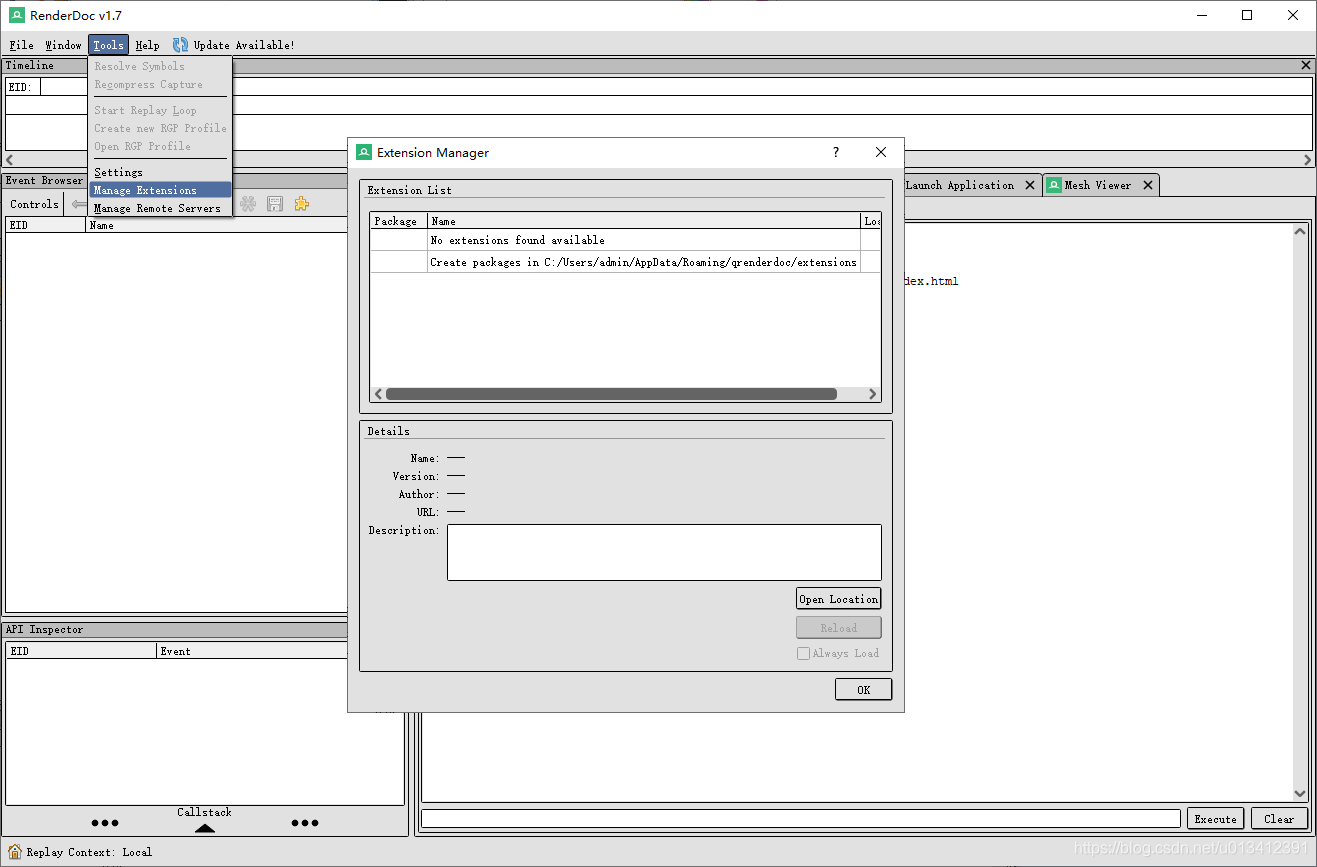 尝试给RenderDoc写扩展插件(Extensions)_renderdoc 添加插件-CSDN博客