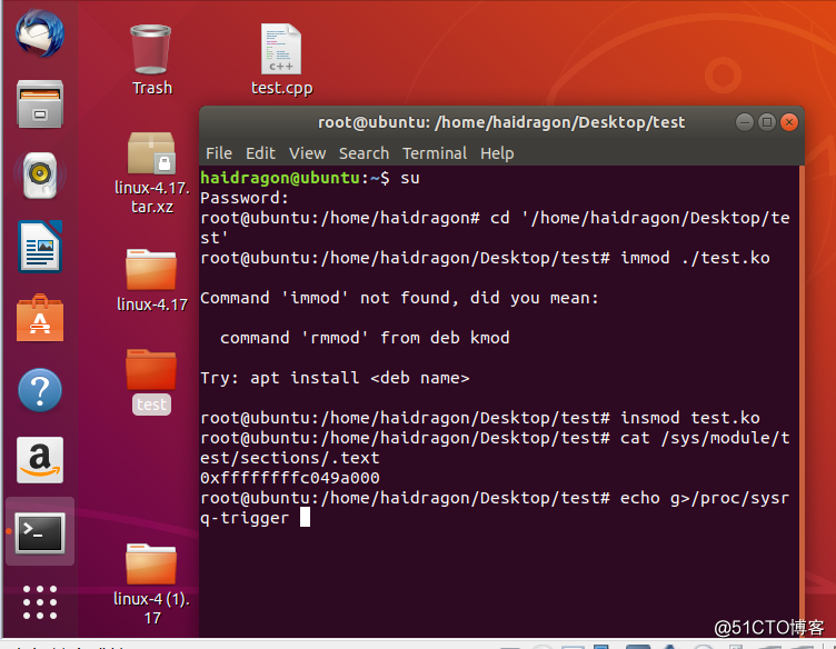 ubuntu18.04下双机驱动调试