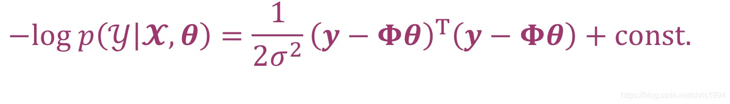 广义线性回归的损失函数