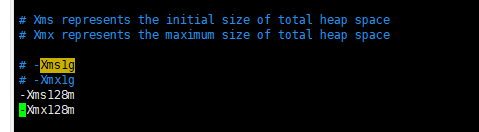 修改内存分配大小