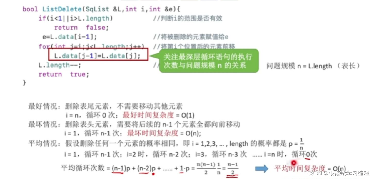 数据结构--2.2线性表的顺序表示_顺序表正中位序怎么表示-CSDN博客
