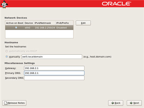Network Configuration