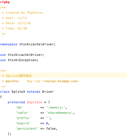 Sqlite3类实现