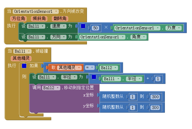 [转载]第7课 <wbr>游戏贪食蛇-画布、精灵、方向传感组件、过程定义和调用