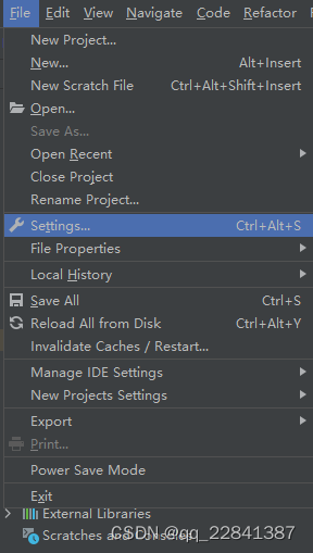 打开 PyCharm 设置