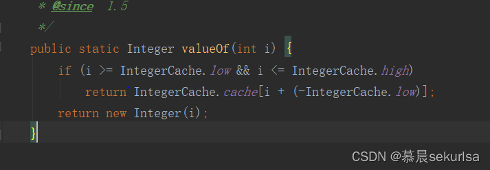 JAVA面试题——关于ValueOf的取值问题_java integer.valueof 取值 正值-CSDN博客