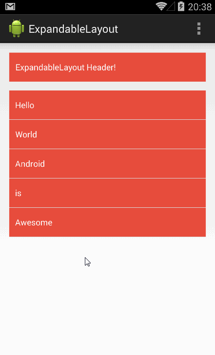 ExpandableLayout GIF