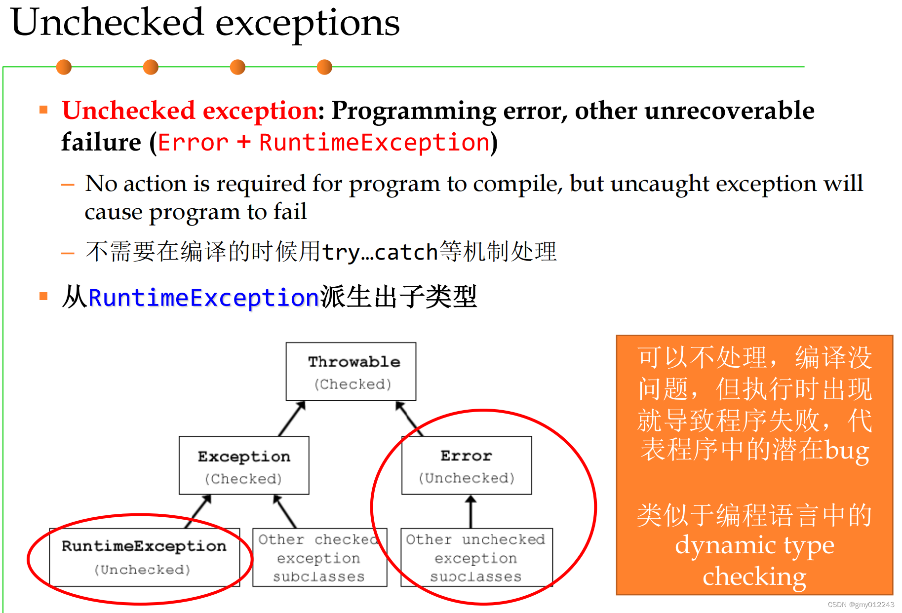 什么叫做选择checked/unchecked exception?-CSDN博客