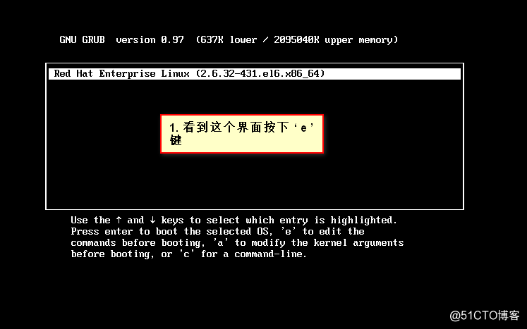 在RedHat 6.5 下重置 root 密码
