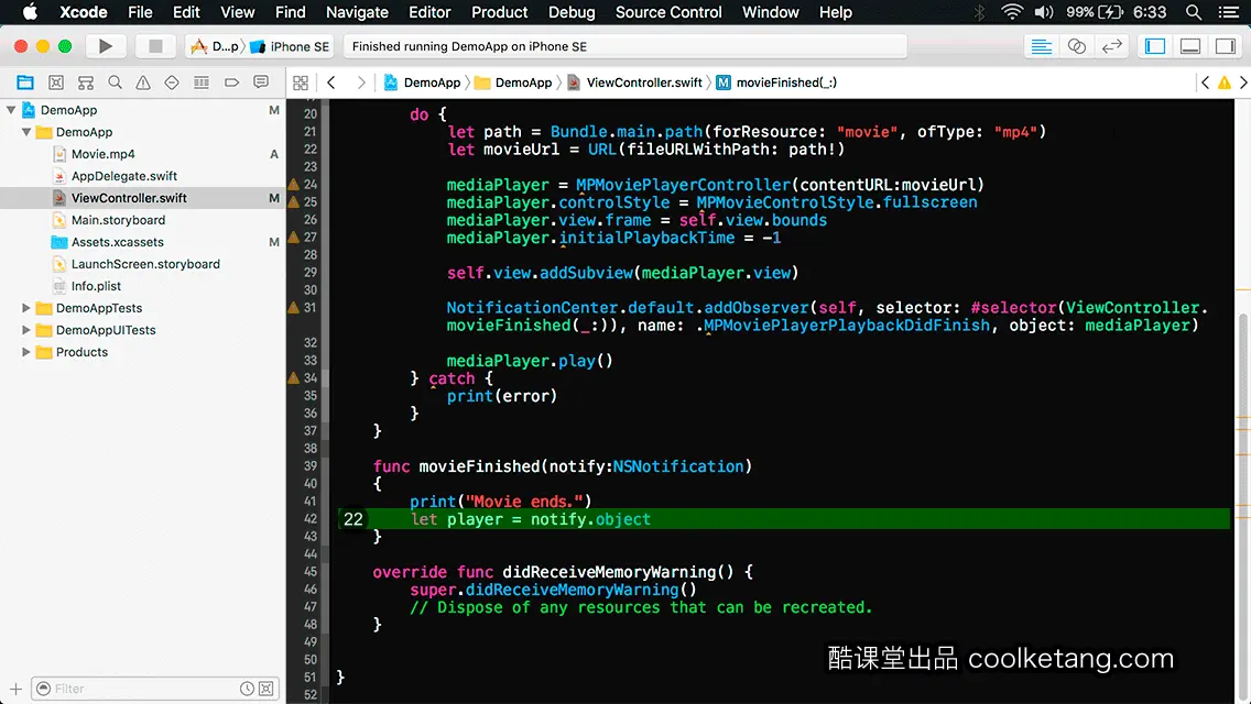 互动教程 for Xcode9 & Swift4-酷课堂
