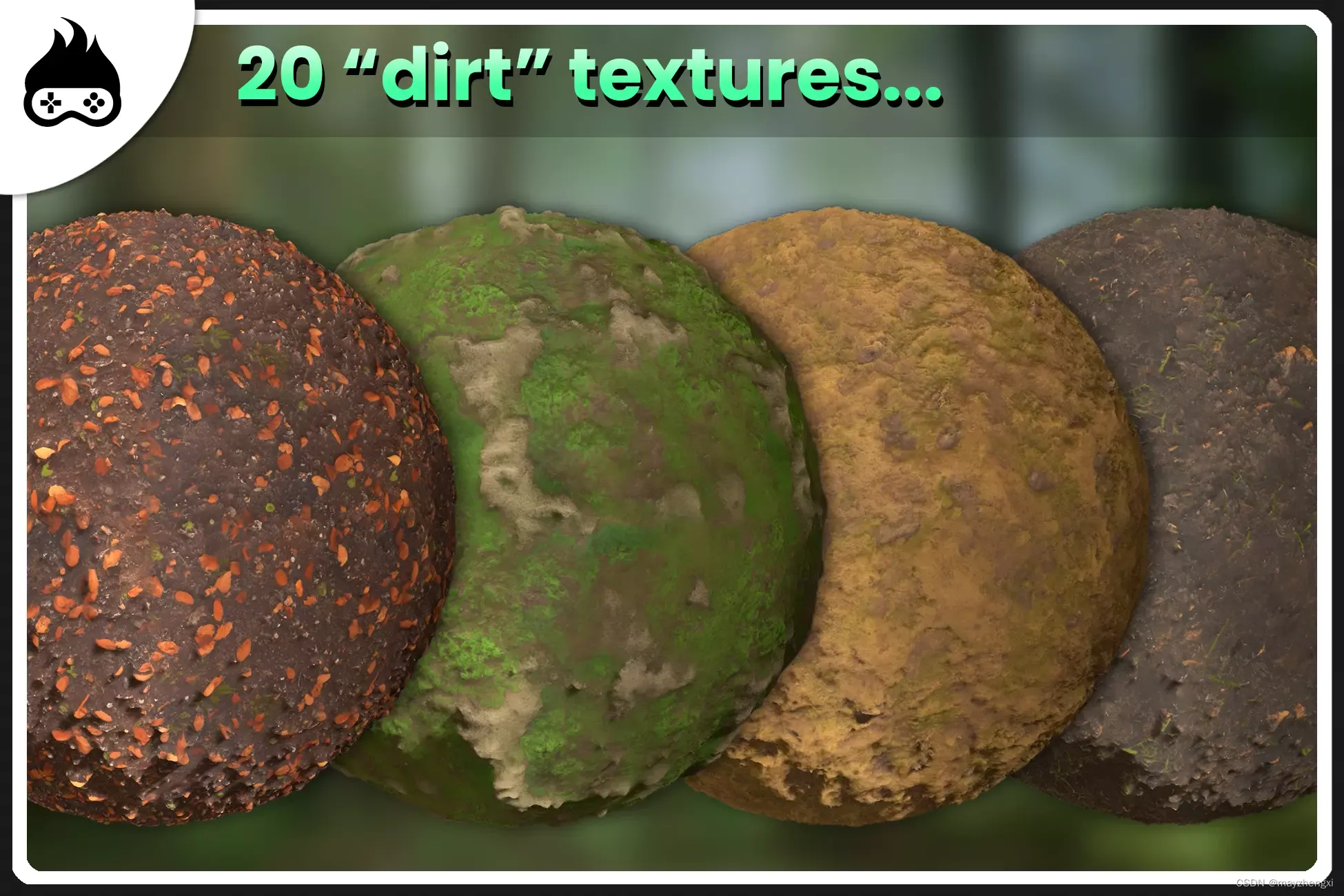 110 Realistic Forest Environment Textures Grass(110+真实的森林环境纹理--草、泥土等 ...