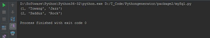 python mysql select