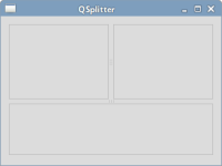 QSplitter小部件