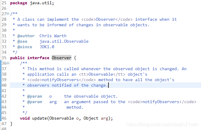 设计模式之观察者模式（Observer Pattern）_绘制uml图实现气象站信息发布功能,要求: 1 采用观察者模式实现; 2 分别使用 ...