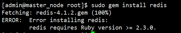 安装redis报错