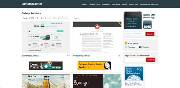25 Best CSS Web Design Showcase Directories