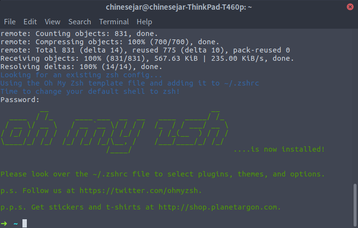 on-my-zsh
