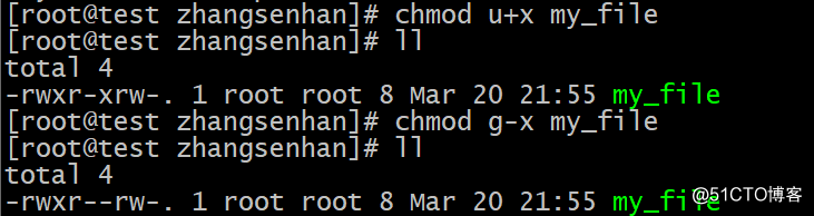 linux总结之档案权限