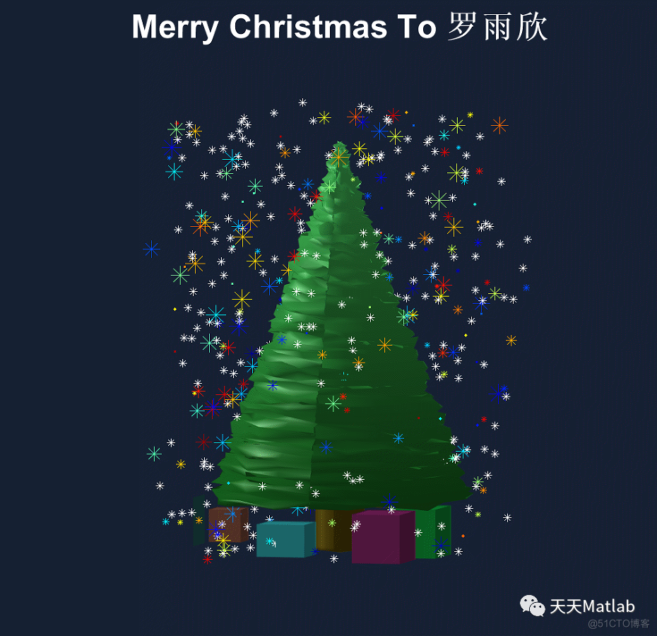 基于Matlab模拟圣诞树_图像处理