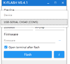 图2.1.8选择串口