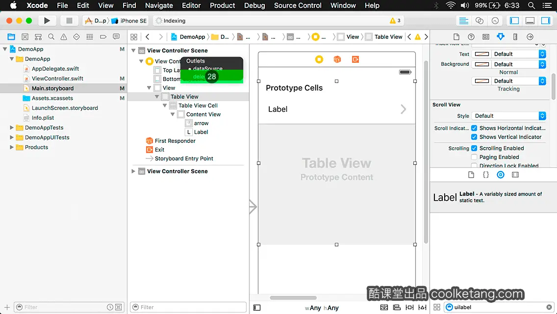 互动教程 for Xcode9 & Swift4-酷课堂