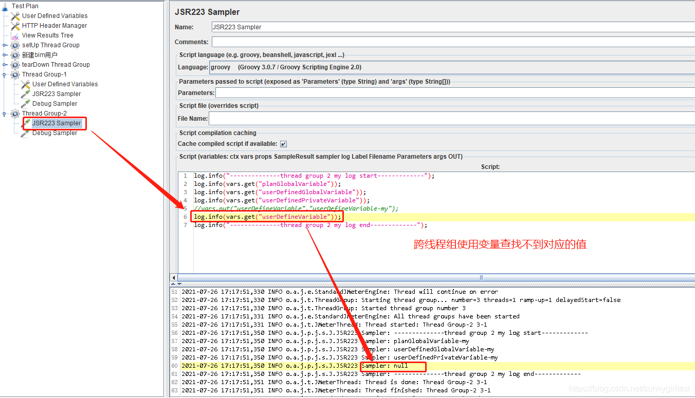 Jmeter中JSR223设置变量_jsr223 sampler-CSDN博客