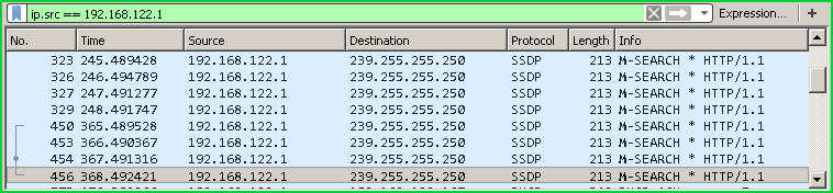 Filter According To Source IP Address