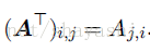 transpose