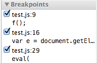 Google Chrome调试js代码