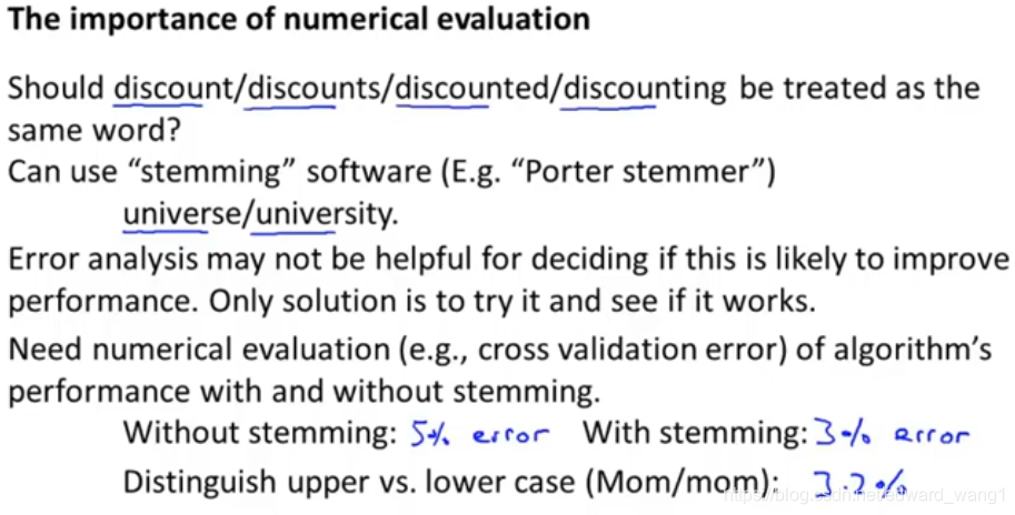 Machine learning system design - Error analysis_error analysis of free ...