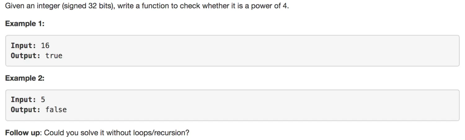 Power of Four