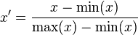 归一化公式2