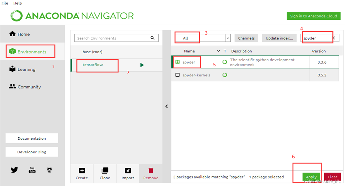 tensorflow保姆级安装教程!!(Anaconda版)_spyder安装tensorflow-CSDN博客