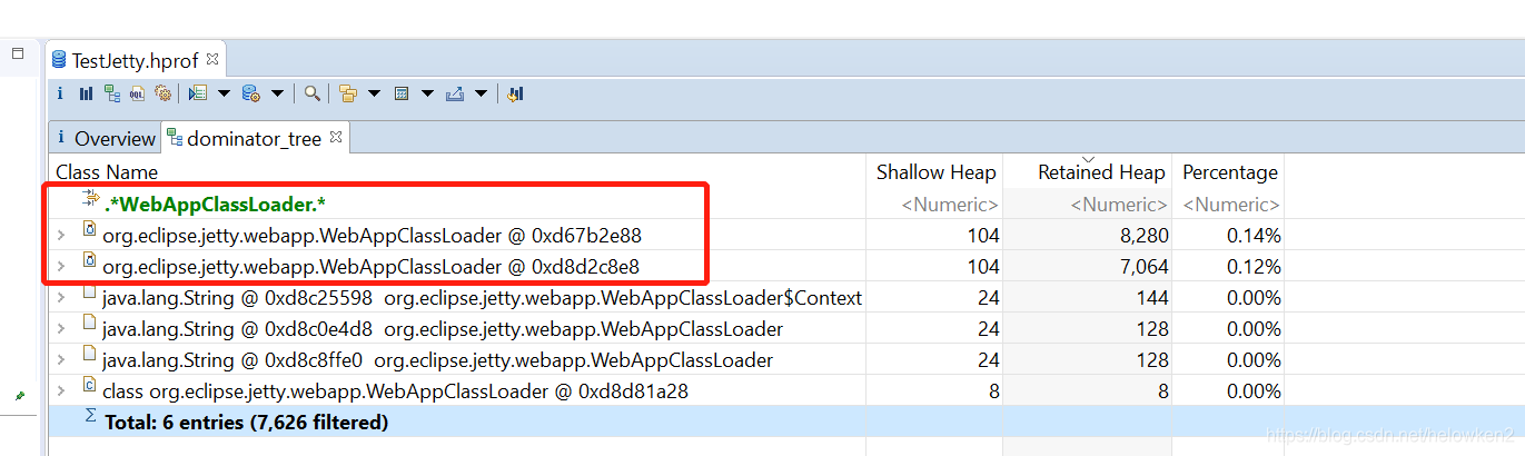 heap dump analyze