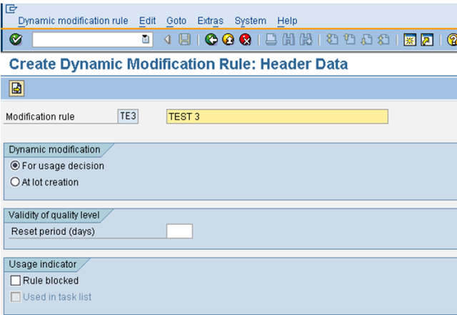 SAP QM Basic Steps to Create Dynamic Modification Rule_sap quality ...
