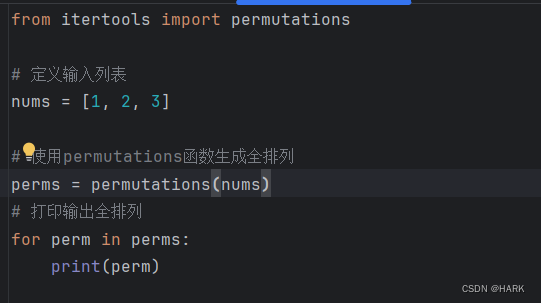 python permutation函数_permutations函数 python-CSDN博客