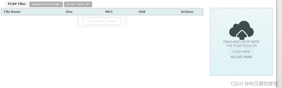 点击Files之后的界面