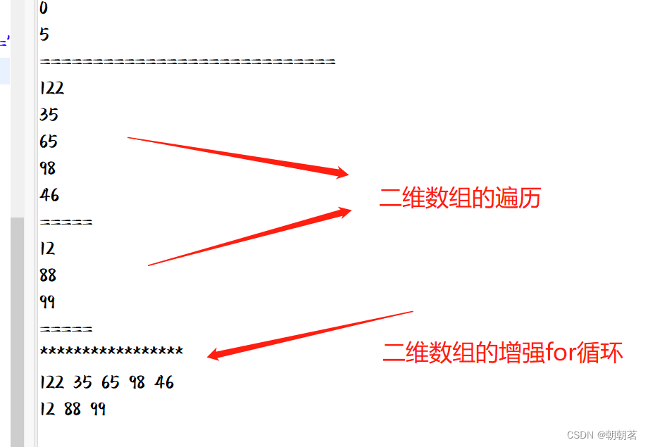 二维数组的遍历，二维数组的增强for 循环_增强for循环 数组长度为0-CSDN博客