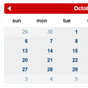 PHP AJAX Calendar