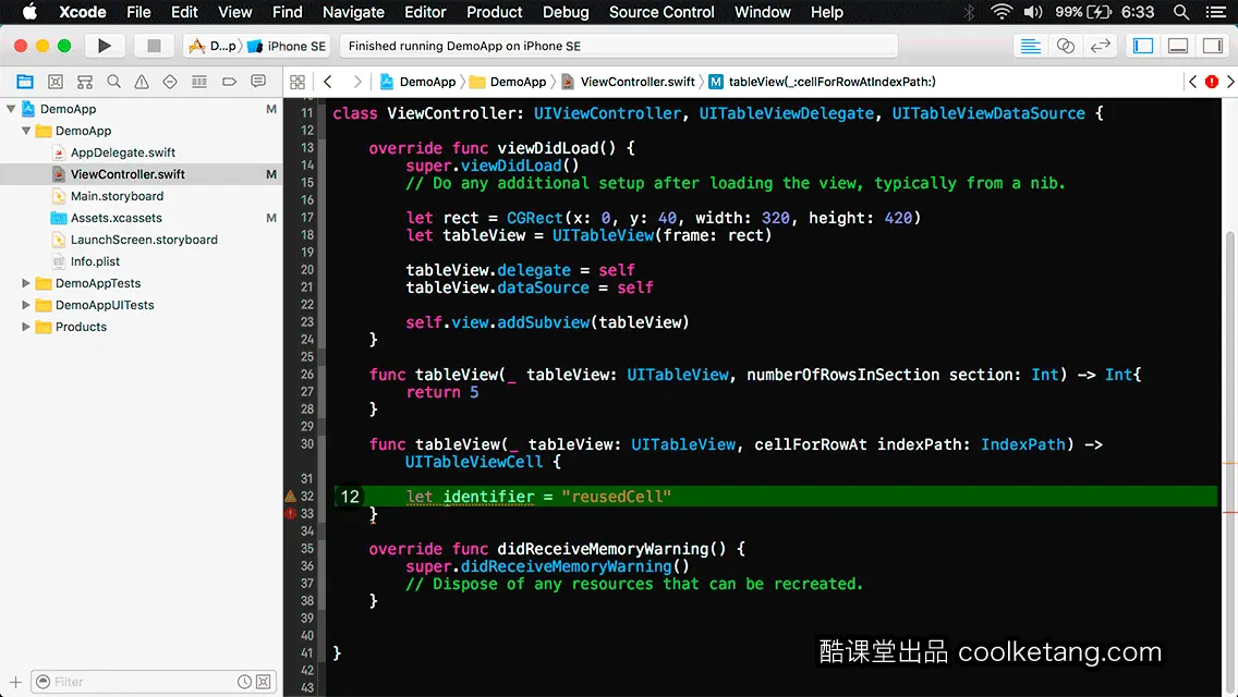互动教程 for Xcode9 & Swift4-酷课堂