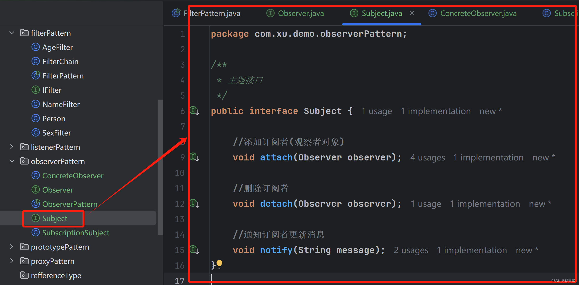 设计模式之观察者模式ObserverPattern（十一）-CSDN博客