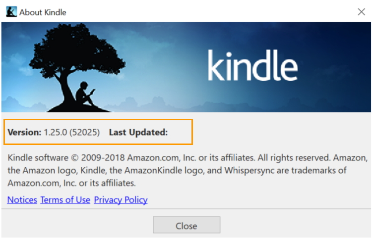 kindle for pc 1.25