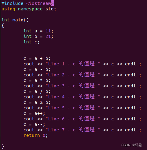 C++编程中的运算符类型及其应用实例-CSDN博客
