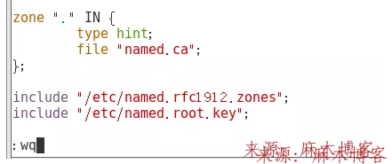 Linux安装BIND服务及配置主/从DNS服务器/缓存服务器第3张-麻木博客