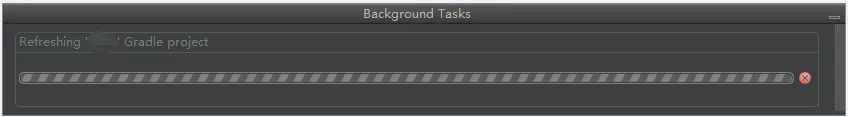 Refreshing ‘xxx’ gradle project