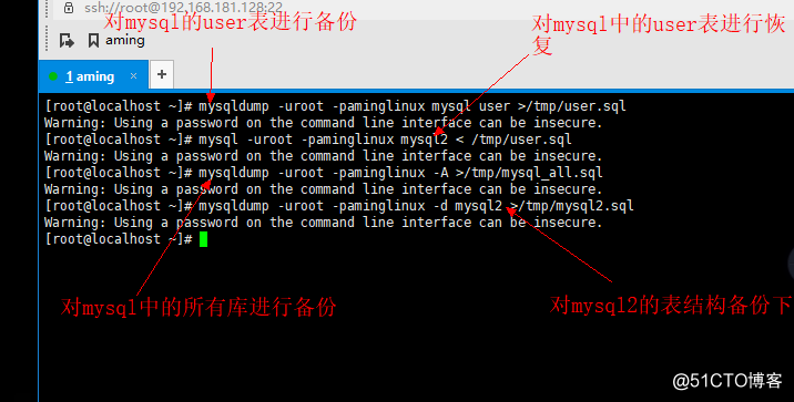 13.4 mysql用户管理 13.5 常用sql语句 13.6 mysql数据库备份恢复
