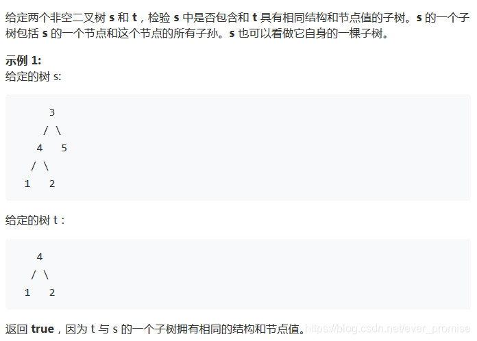 leetcode 算法题库572